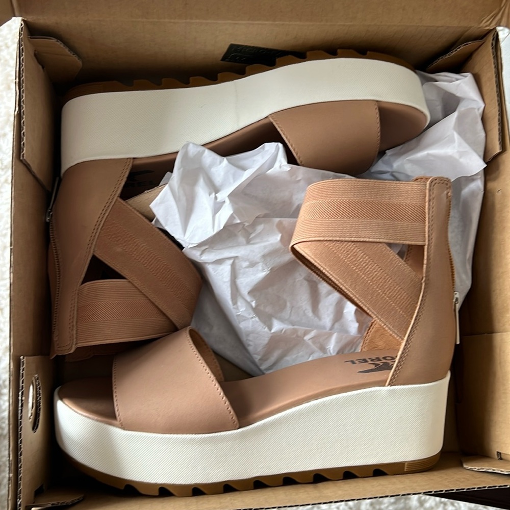 Sorel Cameron Flatform Ankle Strap Sandal